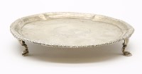 Lot 125 - A George lll silver waiter