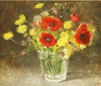Lot 112 - Carolyn Sergeant (1937-2018)
BLUEBELLS AND WILDFLOWERS;
POPPIES AND DAISIES
Two