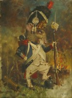 Lot 108 - Terence Cuneo (1907-1996)
'THE SERGEANT'; 
'THE CAMP FOLLOWER'
A pair