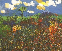 Lot 169 - Philip Sutton RA (b.1928)
LANDSCAPE WITH CLOUDS
Signed