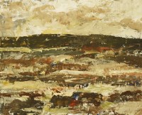 Lot 257 - Robert Sadler (1909-2001)
LANDSCAPE IN BROWN
Signed and dated '90 l.l.
