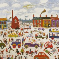Lot 248 - Simeon Stafford (b.1956)
'BANK HOLIDAY'
Signed l.l.