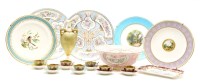 Lot 70 - Three early 19th century hand painted Minton cabinet plates