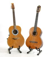 Lot 193A - An Admira 2000 E electro-acoustic classical guitar