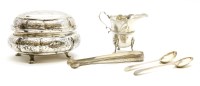 Lot 120 - An 18th Century Russian silver sugar box