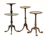 Lot 478 - Three reproduction tripod tables