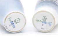 Lot 213 - A pair of Royal Copenhagen vases