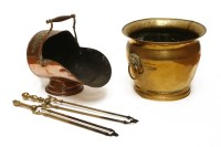 Lot 501 - A Victorian copper coal scuttle