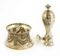Lot 59 - An Edwardian silver dish ring