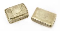 Lot 23 - A George III silver box