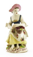 Lot 87 - A Bow figure representing autumn