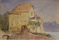Lot 617 - William Collingwood RWS (1815-1887)
'CHATEAU GLAIROL'
Inscribed and dated '70 l.r