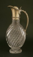 Lot 514 - A Victorian claret jug