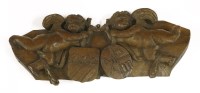 Lot 581 - An oak panel