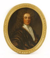 Lot 669 - Manner of Sir Godfrey Kneller 
PORTRAIT OF A NOBLEMAN