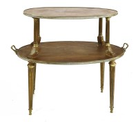 Lot 903 - A mahogany and gilt brass mounted étagère