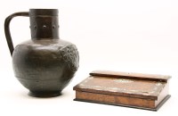 Lot 315 - A Victorian walnut and mother-of-pearl inlaid writing slope