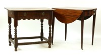 Lot 565 - A George III oak side