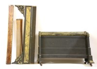 Lot 385 - An Indian 19th century painted hardwood lit en bateau design double bedstead