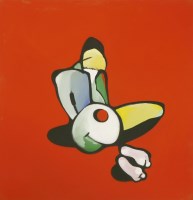 Lot 291 - Peter Denmark (1950-2014)
RED NUDE
Signed and dated '94 verso