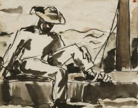 Lot 131 - Josef Herman RA (1911-2000)
'SIESTA'
Pencil
