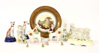 Lot 182 - A collection of ceramic figures