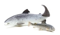 Lot 177 - A Copenhagen salmon and a trout