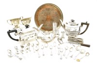 Lot 120 - A modern planished silver beaker