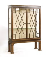 Lot 451 - Two door Georgian style cabinets