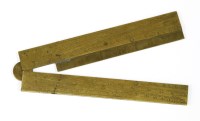 Lot 172 - A Portuguese brass sector