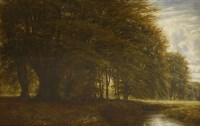 Lot 701 - Edmund George Warren (1834-1909)
A WOODED LANDSCAPE