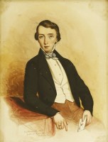 Lot 631 - H... C... Mornewick (19th century)
PORTRAIT OF A GENTLEMAN