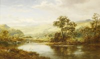 Lot 681 - Robert Gallon (1845-1925)
CONWAY VALLEY
Signed and dated 1880 l.l.