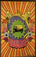 Lot 772 - A contemporary multicoloured woollen rug