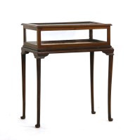 Lot 349 - Edwardian inlaid bijouterie display table