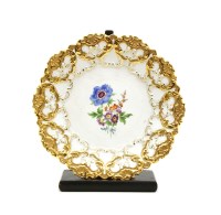 Lot 334A - A Meissen plate