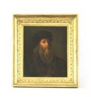 Lot 453 - 19th century
PORTRAIT OF LEONARDO DA VINCI
Oil on canvas
74 x 59cm