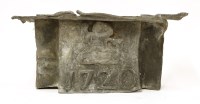 Lot 1030 - A George I lead rainwater hopper