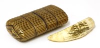 Lot 174 - A whale's tooth