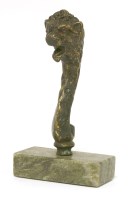 Lot 99 - A bronze finial
