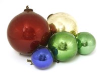 Lot 101 - Ten 'witches' balls'
19th century