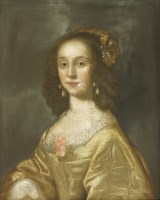 Lot 663 - Follower of Sir Anthony van Dyck
PORTRAIT OF A YOUNG LADY