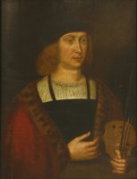 Lot 623 - Manner of Quentin Matsys 
PORTRAIT OF AN ARTIST