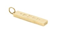 Lot 10A - A 9ct gold ingot