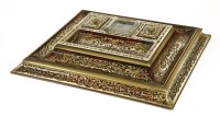 Lot 990 - A boullework desk stand