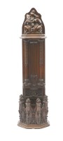 Lot 898 - A French Gothic walnut niche