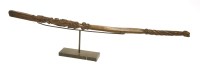 Lot 217 - An African wooden tiller