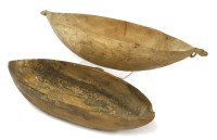 Lot 229 - Two small Papua New Guinea elliptical bowls