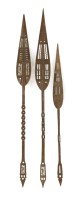 Lot 249 - Two Benin-style Jekri ceremonial paddles
