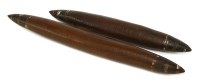 Lot 271 - Two Aboriginal hardwood message sticks